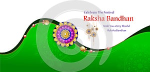 Elegant Rakhi for Brother and Sister bonding in Raksha Bandhan festival from India