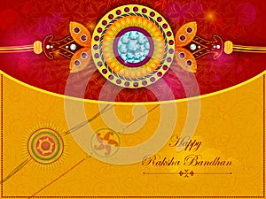 Elegant Rakhi for Brother and Sister bonding in Raksha Bandhan festival from India