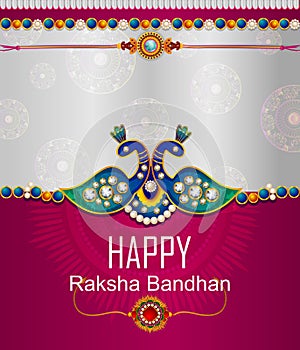 Elegant Rakhi for Brother and Sister bonding in Raksha Bandhan festival from India