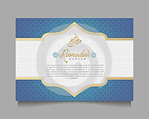 Elegant Ramadan Kareem Background, for poster, frame concept, flyer, poster