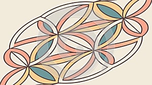 Elegant Rectangular Decorative Floor Tile Pattern, vector design Generative AI