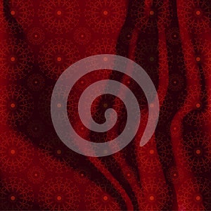 Elegant red mandala pattern design