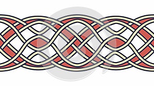 Elegant Seamless Celtic Knot Pattern Design, vector design Generative AI