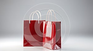 Elegant Shopping Bags Ideal for Retail and Shopping - High Quality Image