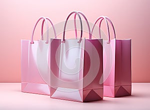 Elegant Shopping Bags Ideal for Retail and Shopping - High Quality Image