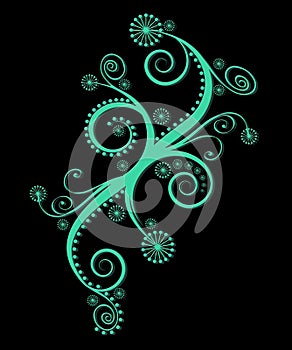 Elegant spiral design