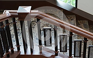 Elegant stairs in the house