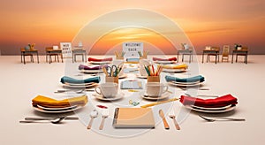 Creative Back to School Feast Concept