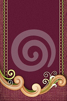 Elegant Swirl with Dark Background