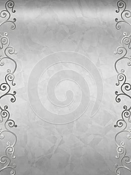 Elegant swirl design border