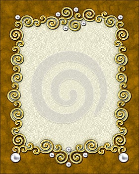 Elegant Swirl Frame