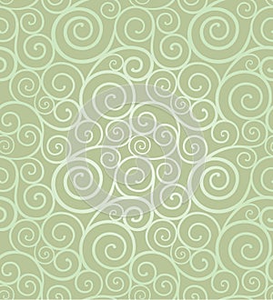 Elegant swirl seamless composition