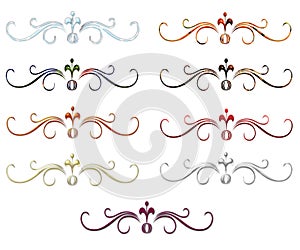 Elegant Swirled Dividers 1