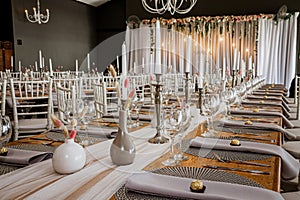 Elegant Table Decor with Stylish Centerpiece and Chic Accessories photo