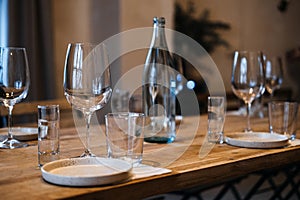 Elegant Table Setting for Intimate Dinner Party