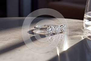 Three-Stone Diamond Ring
