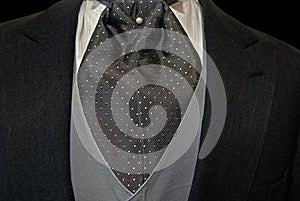 elegant tuxedo with cravat