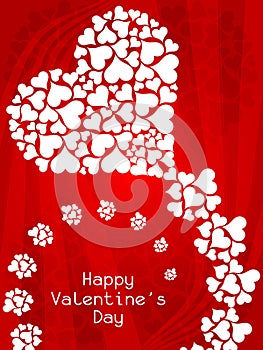 Elegant Valentine's Day background.