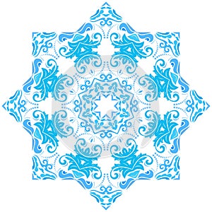 Elegant Vector Ornament in the Style of Barogue