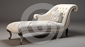 Elegant Vintage Chaise Lounge Chair By Drew 3d With Classical Style