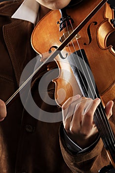 Elegant violin photo