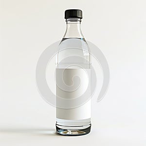 Elegant water bottle with space for logo