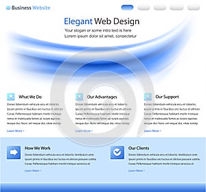 Elegant web site design template