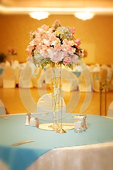 Elegant wedding setting