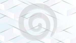Elegant white background with diagonal 3d shape design