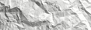 Elegant white crumpled paper texture for sophisticated and stylish background design