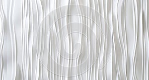 Elegant White Drapery Fabric Full Frame