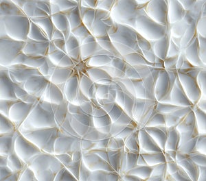 Elegant White Floral Texture Background Pattern for Design Projects