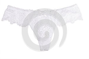 Elegant white panties