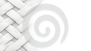 Elegant White Woven Texture Background for Creative Design and Artistic Projects