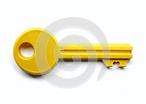 Elegant Yellow Key Silhouette A Simple Yet Striking Image for Design Projects Web Graphics and More