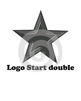 The elegantly shaped star logo
