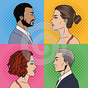 elegants four persons