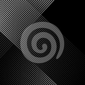 Elegent black abstract background with diagonal lines photo