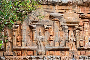 Element architecture of Hindu Temple ancient Gangaikonda Cholap