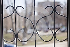 An element of decorative window grills