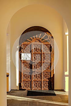 Element of the door of the Russian Orthodox Church