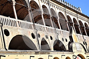 Element of the facade of the Palazzo della Ragione in Padua. photo