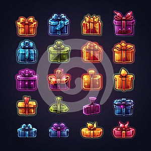 element gift box game ai generated
