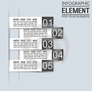 Element for infographi template geometric figure for web