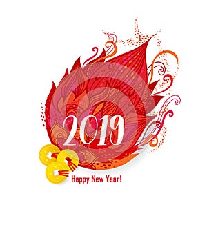 Element for New Year`s design in ÃÂ¡hinese style.