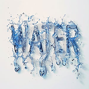Element of water, written as Text \