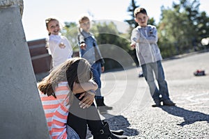 Elementary Age Bullying in Schoolyard