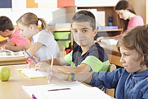 Elementary school classroom