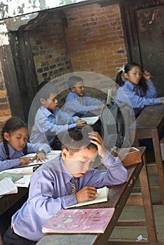 Elementary school in Kathmandu