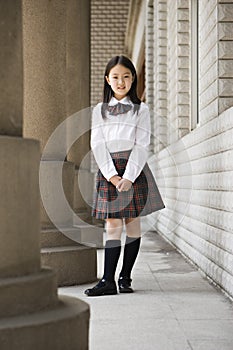 Elementary schoolgirl